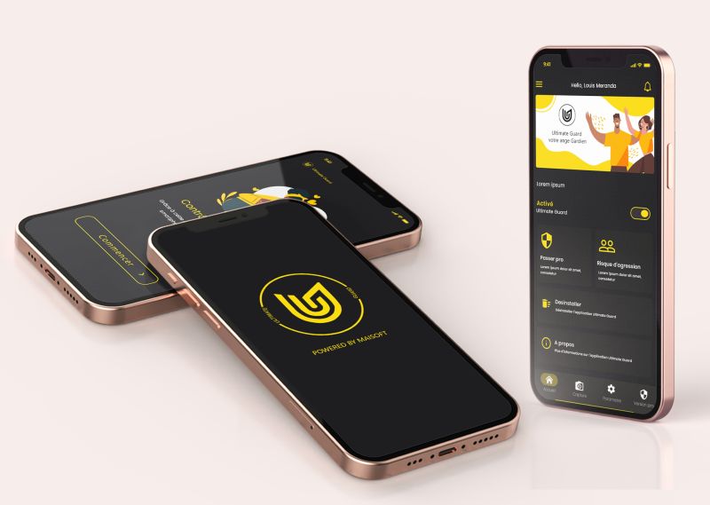 Ultimale Guard - Maquette Mobile