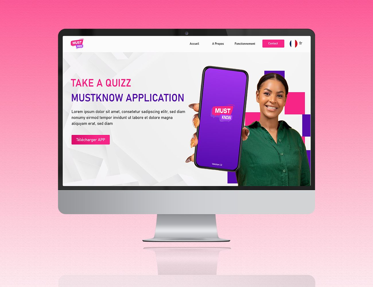 MUSTKNOW - Maquette Web